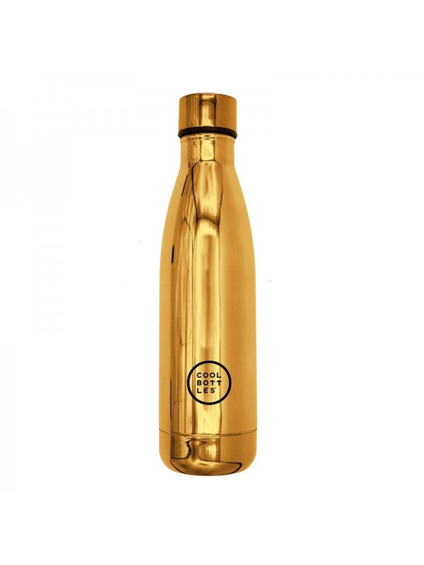 marca Receptor Erudito Botella térmica Oro cromado