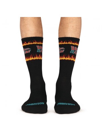 Calcetines Back to the Future Fire Black - Jimmy Lion 
