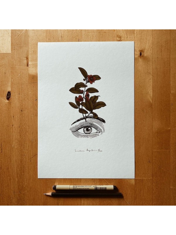 Lámina Eye in Bloom - Laura Agustí