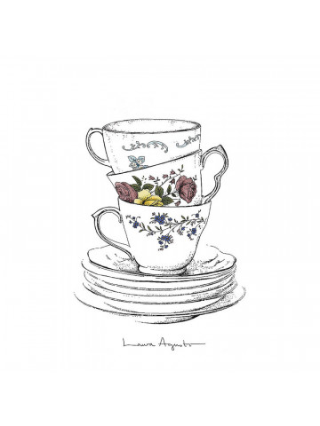 Lámina Coffee Cups - Laura...
