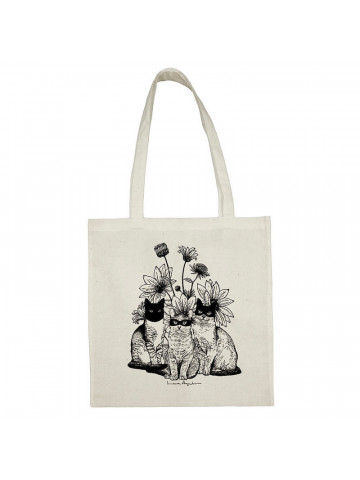 Tote bag Masked Cats -...