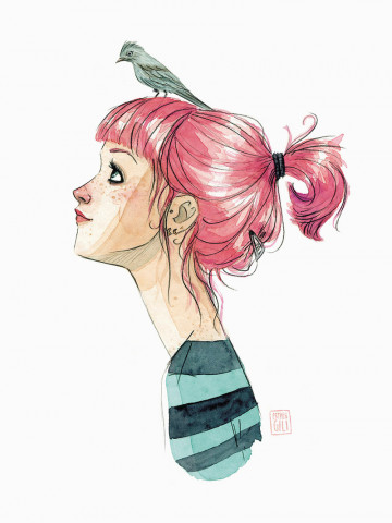 Lámina "PÁJAROS EN LA...