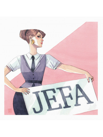 Lámina "JEFA" - Esther Gili...