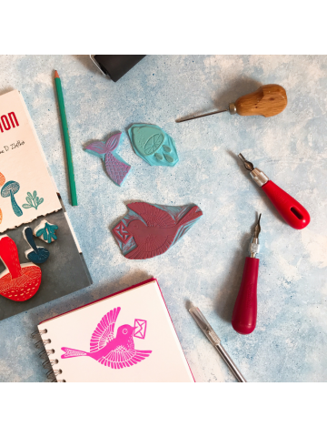 las herramientas de calidad que vamos a usar en el taller de carvado y estampación para crear piezas únicas