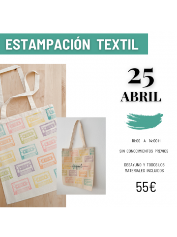Taller de Estampación Textil "Personaliza tu tote bag"