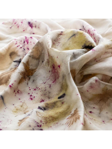 crea tu pañuelo con estampacion natural ecoprint