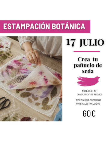 taller en gijon de estampacion botanica